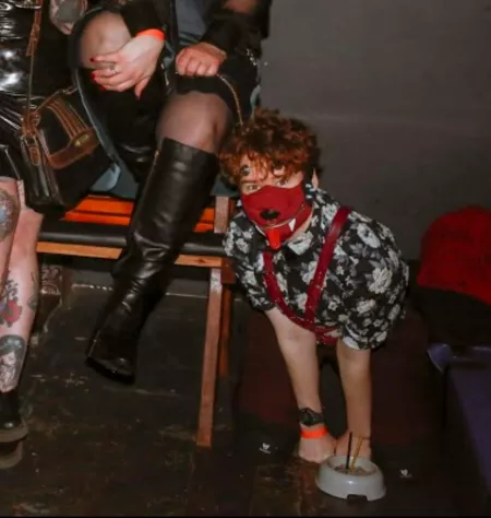 This club (closed now) in Australia had dog bowls specifically for handlers to give their pups (like me) a drink by 3monthstud