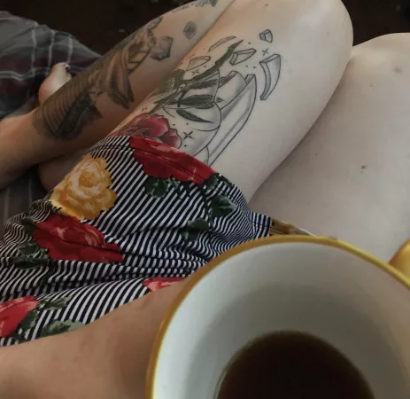 This coffee could use some cream 😉 by RosesareRead91