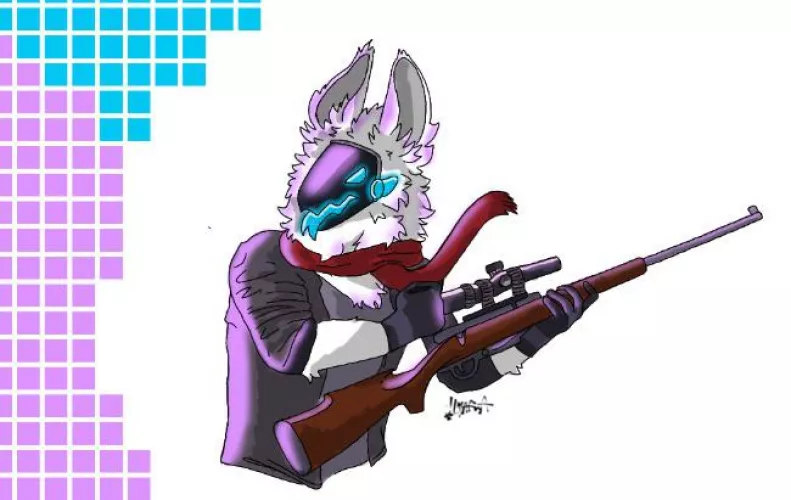 This cool commission by Hyena#6640 on discord by Sleepy_user_E