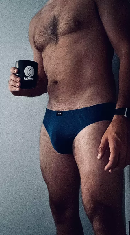 This cup has the logo of my favorite brewery, I am drinking coffee but thinking about beer… by FunBeHad