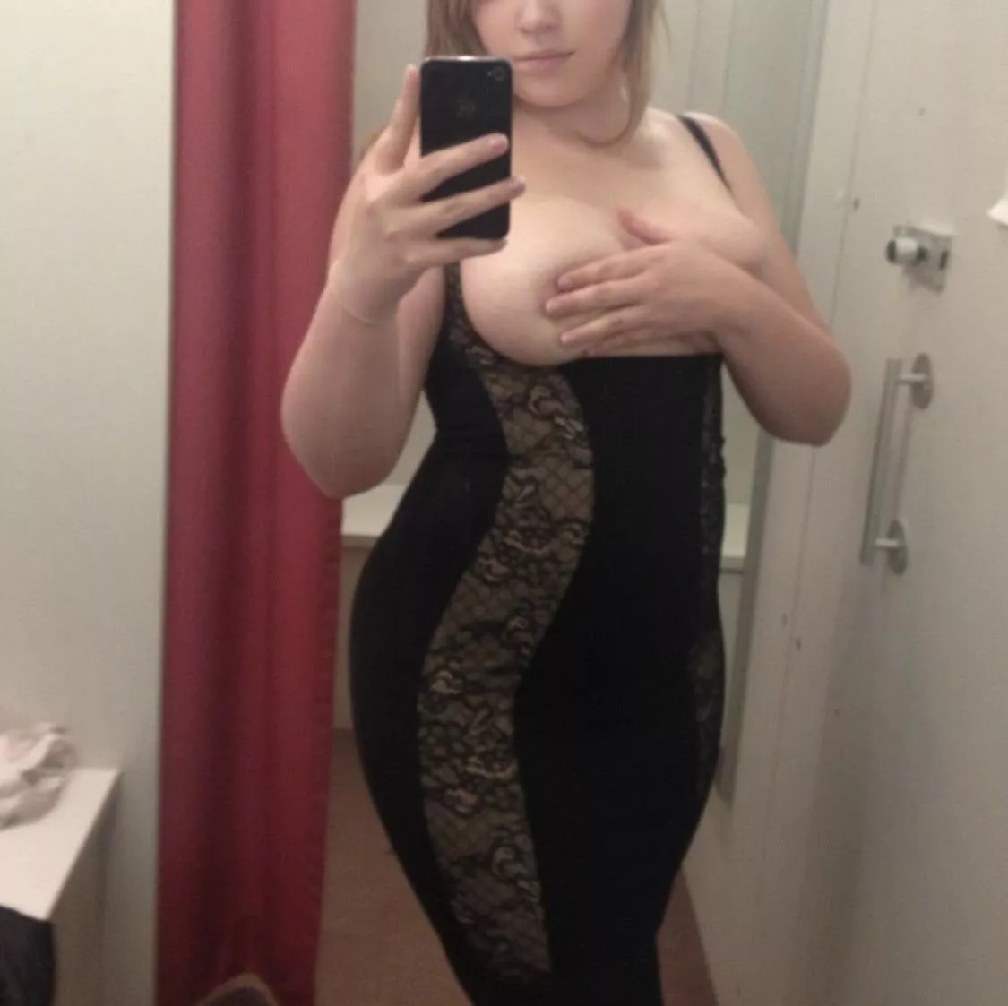 This dress might be too tight… posted by sapphire_snow_