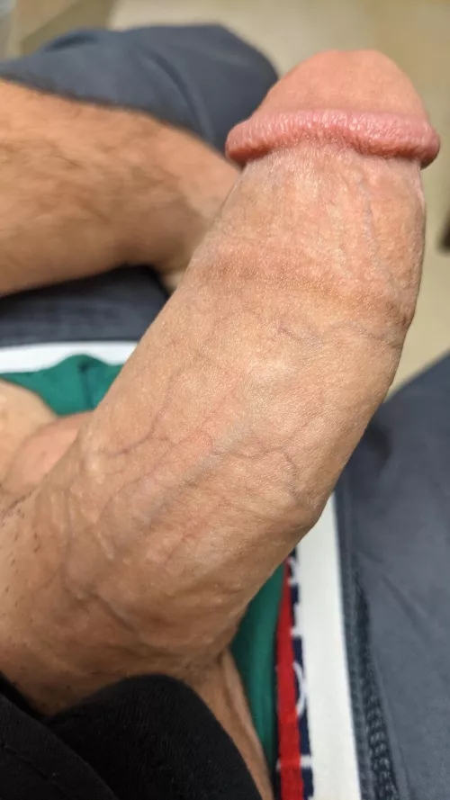 This fat cock needs to be milked... 😰 by SixFootFour200lbs