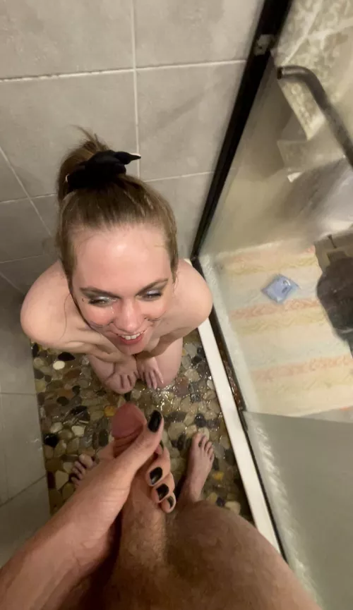 This freckled girl loved her first facial 😍 by withawink9