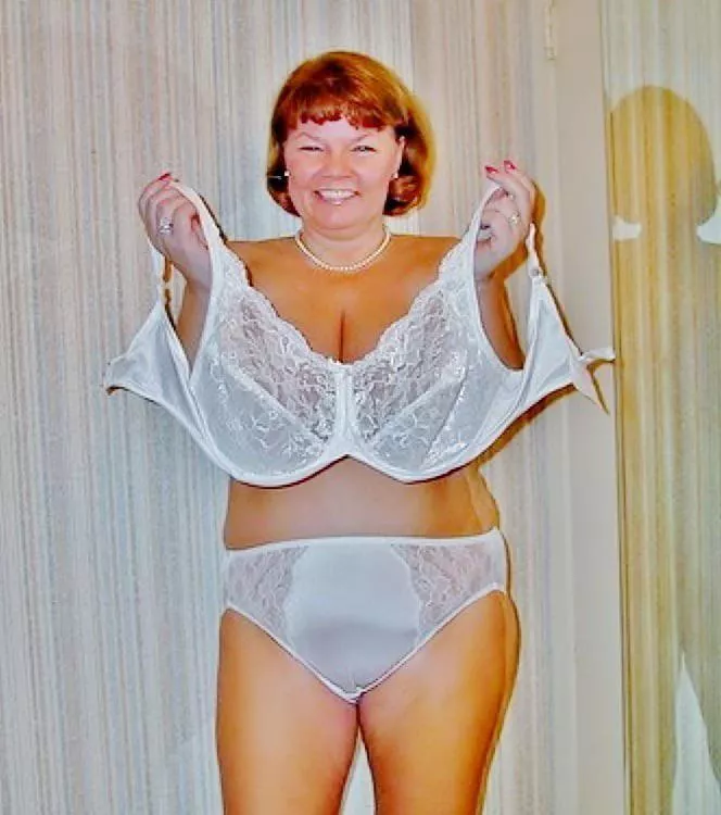 This Granny Cannot Wait to Show What’s Under Her Sexy Lace Brassiere posted by YoungHungFreak