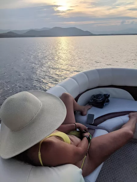 This hotwife couldn't help but play with her slutty pussy. Any bulls want to use us both? by nhfun86