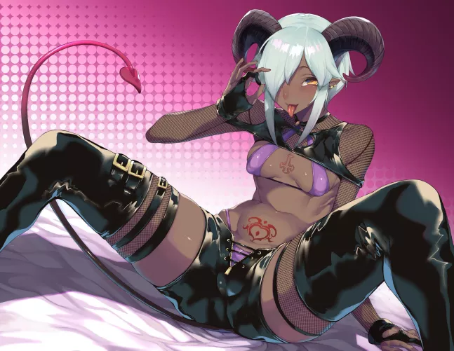 this incubus… teasing us again… 😳 by shalltearsblood