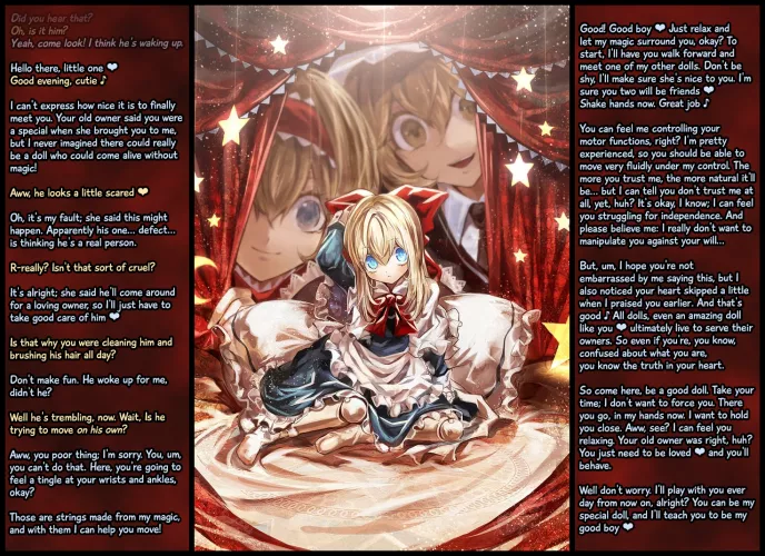 This is a strange one[M][F][F][No Sex][Male POV][Size Difference][Gentle Femdom][You Have No Self Agency][But In A Cute Way, Sorta?] by anonymouslurker99