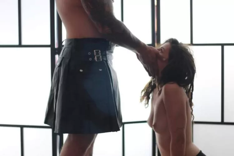 This is how I make my baby girls feel special. I let them kneel in front of daddy and feel loved and submissive. by Rescorlian