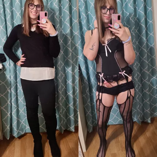 This is how I'll dress on our first date. Will you call me back? by Naughty-Nurse-Kay