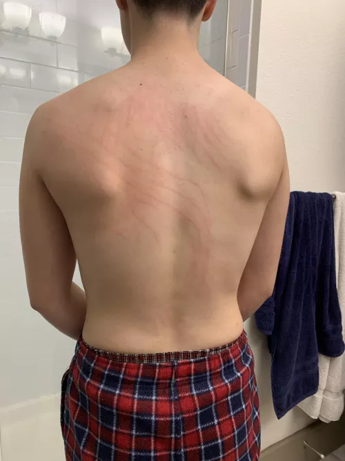 This is how my night went… I think she enjoyed herself. Strap does wonders. by bloftis42069