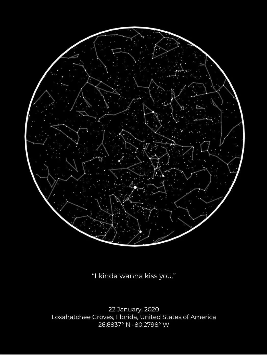 This is how the stars looked the night we met! ❤️ posted by Jaded-Replacement256