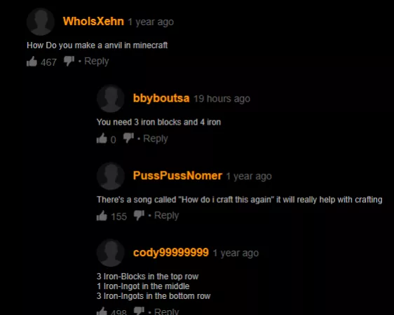 This is how to make an anvil guys, remember it. by Rydaz60599