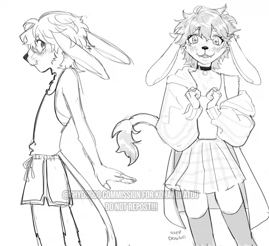 this is my first furry commission!! And i'm very happy with the results ^^ [art by me, commissioned by u/kohakukatou] by yukkun_commission