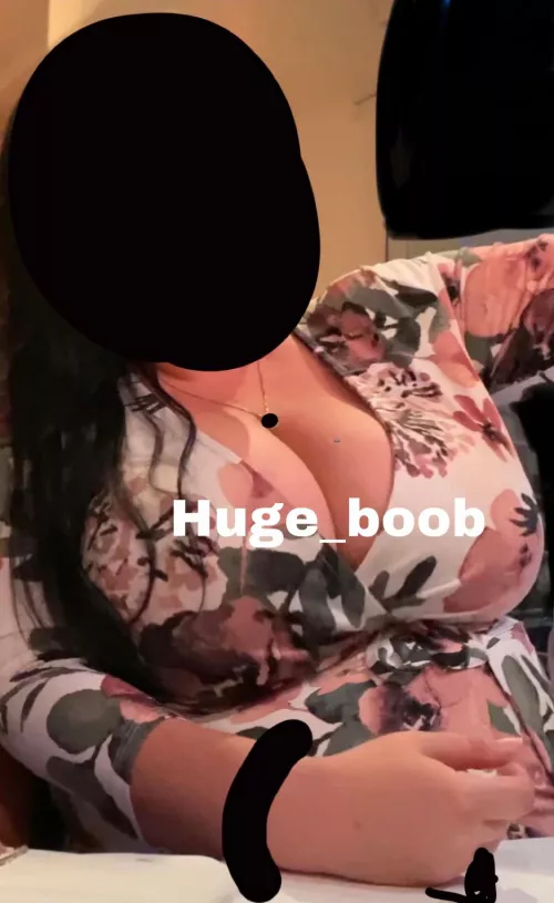 This is my mom. Shes Chubby with Giant Boobs. I need a big dick Bull to control me and share her with permanently. Jerk tribbers get extra 😜 by Huge__boob