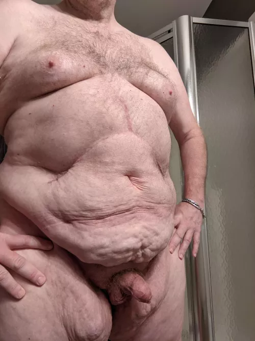 This is my scarred and weathered dad bod. Could use some positivity by Ativan_Man