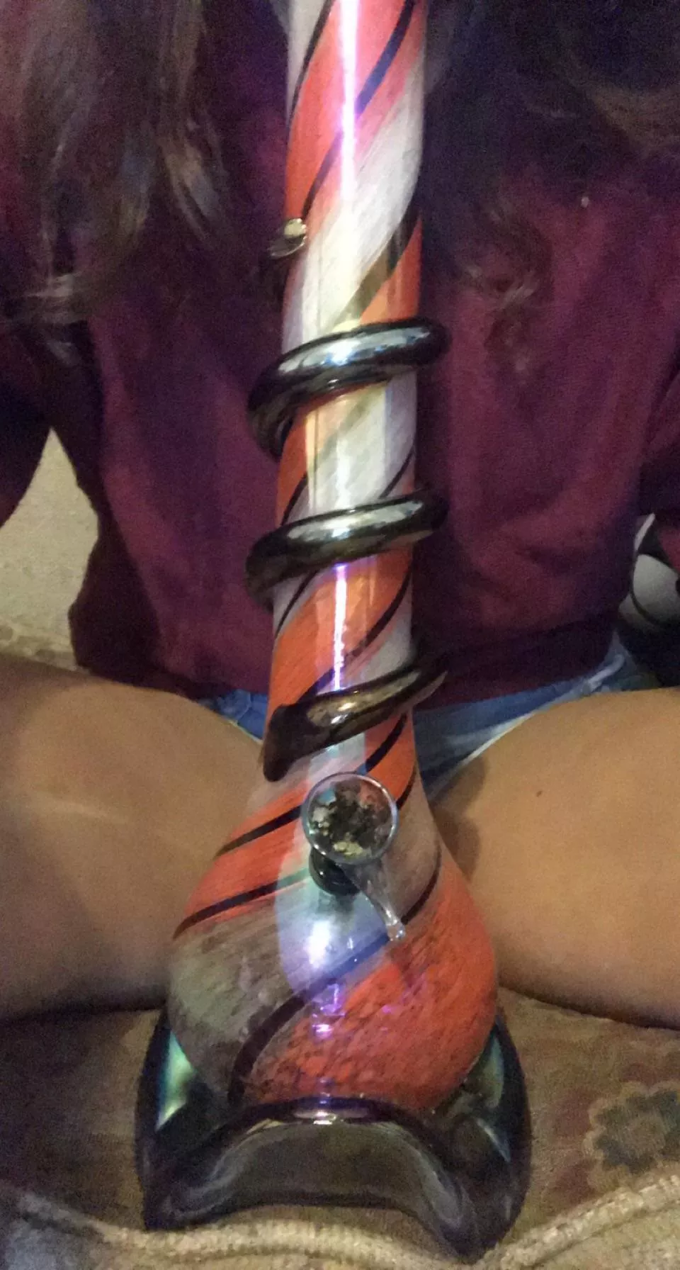 This is my thundercock…I choke on it every morning🤣 posted by Mikastayslit