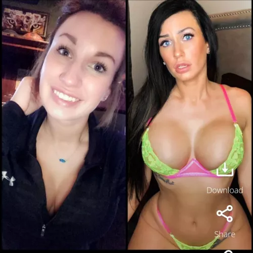 This is one of the best transformations imo. I wish to know her name by 37dots