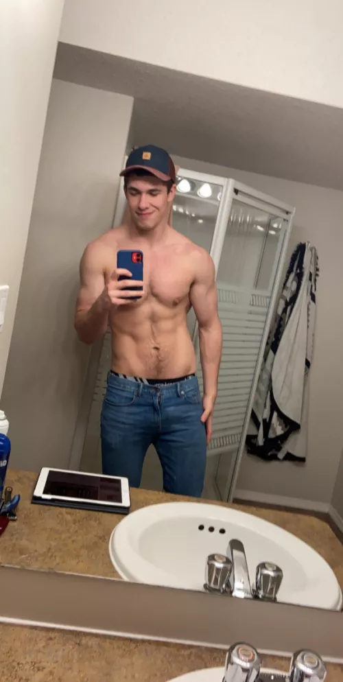 This is probably the best pic I’ve ever taken of myself 😊 by Jackpackage71