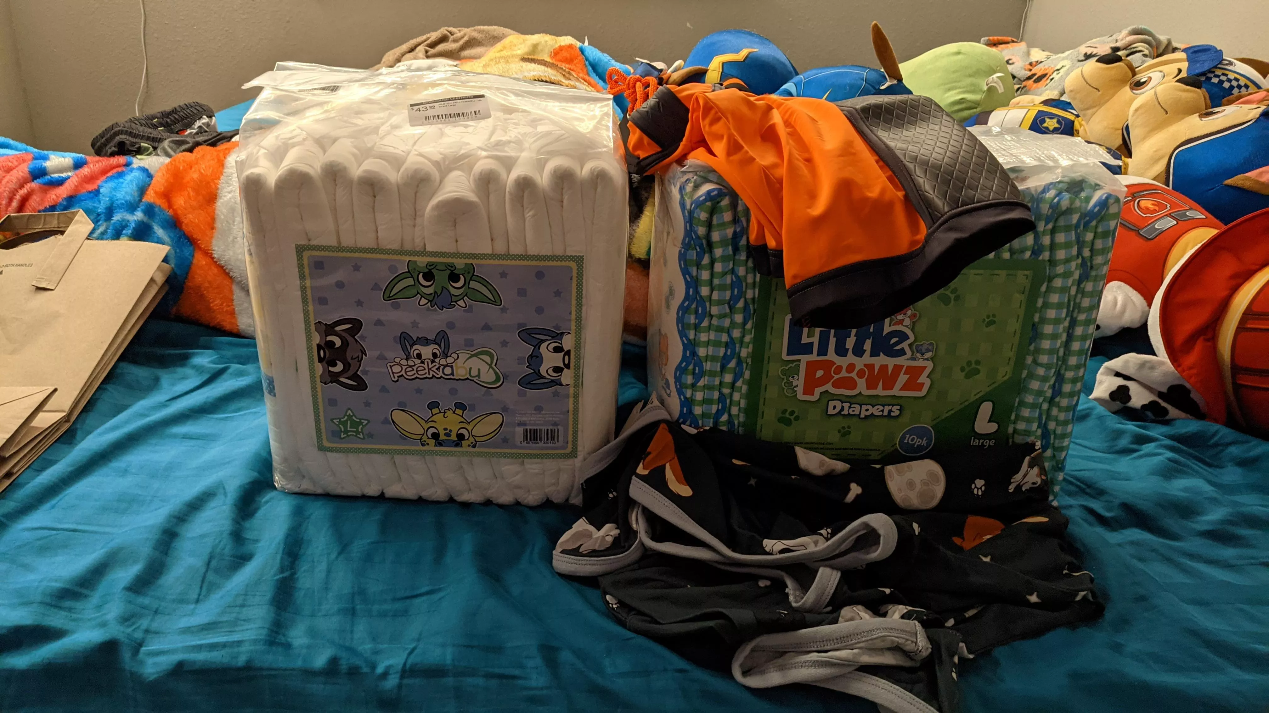 This is what I picked up from the Doghouse, was interesting buying diapers from a store. Never done it before posted by skydlboi18