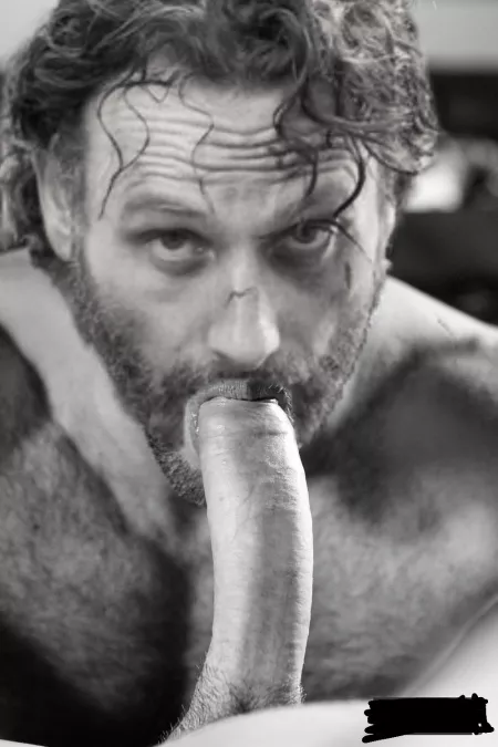 This is What Rick grimes Looks like sucking dick by Story-Silver
