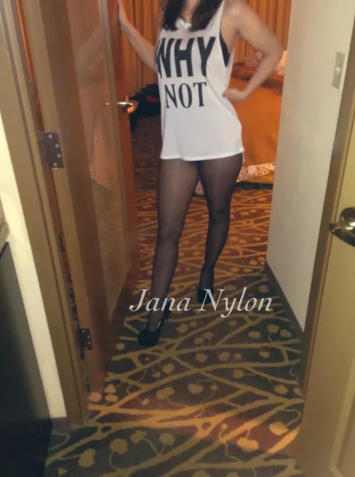 This is what the pizza guy saw when I opened the door! 😍 by JanaNylon