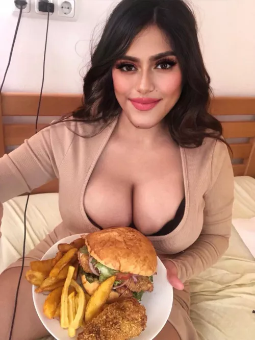 This is your energy meal before you fuck me 😋 what will you eat first? by dwiirafrayy