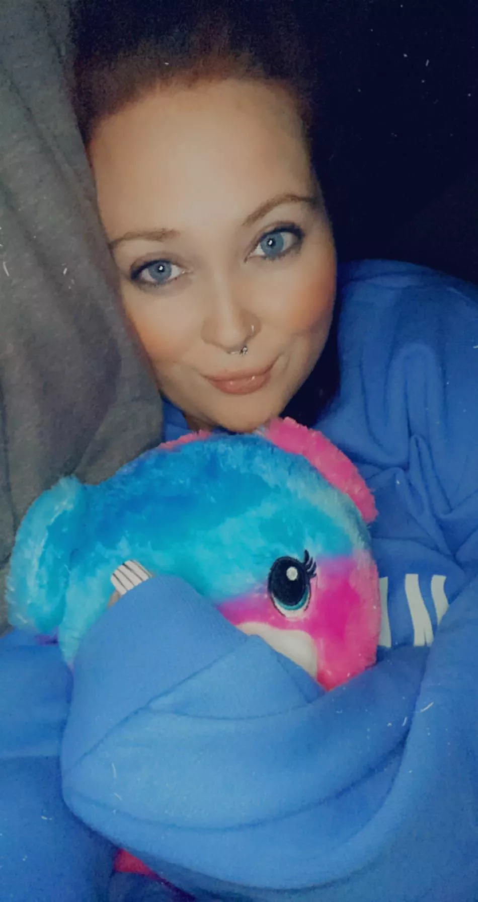 This little bunny has a big girl dentist appointment tomorrow so I’m already in bed getting tons of cuddles to get ready! posted by Babyolive93