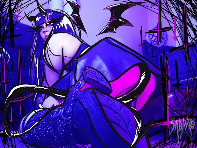 This little devil just wants to ride you 🖤 by SadistSadako