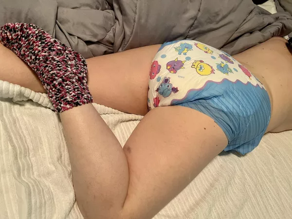 This little monster doesn’t want to get out of bed. 😴 by Duckie_Girlie