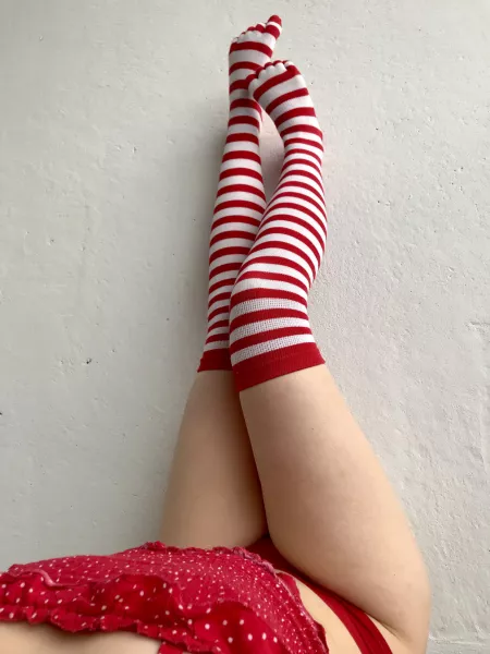This little one loves to wear knee highs! by LilyDDLG