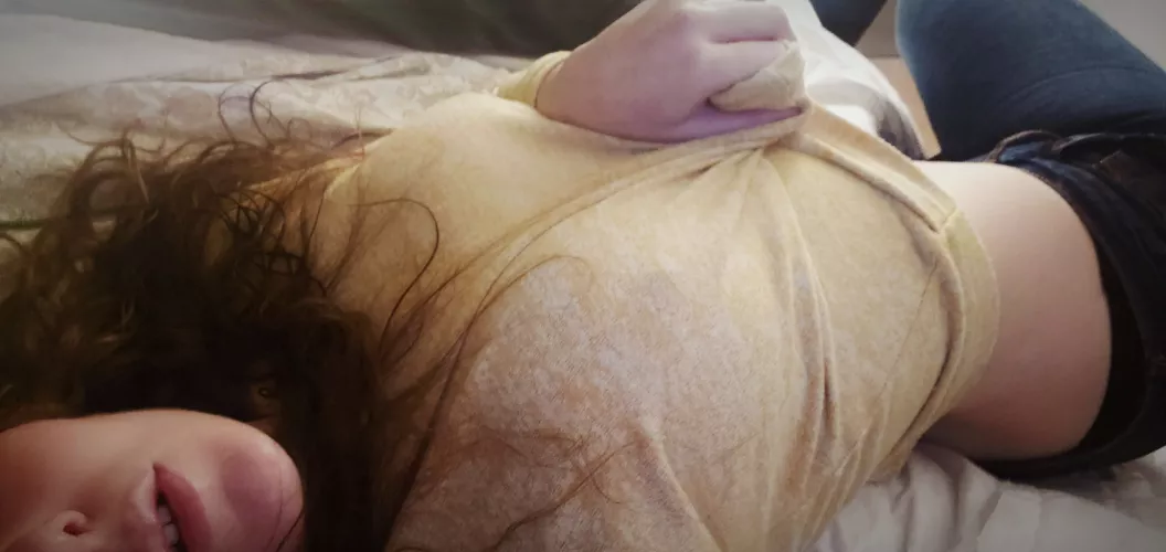 This material is so soft and stretchy. Would you saturate it & suck my hard nipples through it for me? by NaughtyandSexy420