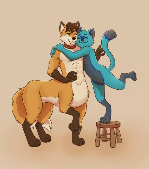 This one was a little difficult...I've never drawn a taur before, what do you guys think? // Commission for someone on Twitter by _capycorn