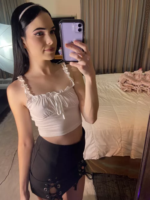 this outfit isn't even bad, just a little nippy 👀 by thighhighthot