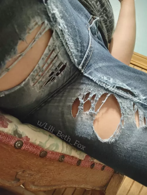 This pair is a few years old, and I'm still wearing them! [OC] by Lili_Beth_Fox