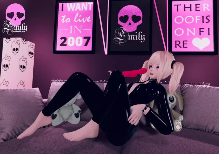 This photo is titled “a second before”😈 Come on in, I'm online!🖤 https://chaturbate.com/emyliveshow by EmyLiveShow