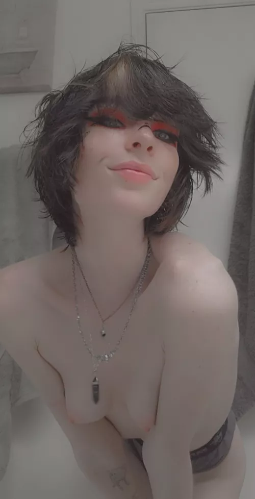 This punk girl will make you cum without even touching you. by feetiecutie