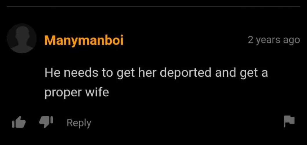 This racist ass dude angry because the female is Latina and thicc by Outrageous-Face2112