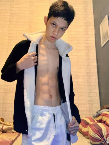 This skinny twink is ready for fall season 🍂 by Christopher24x