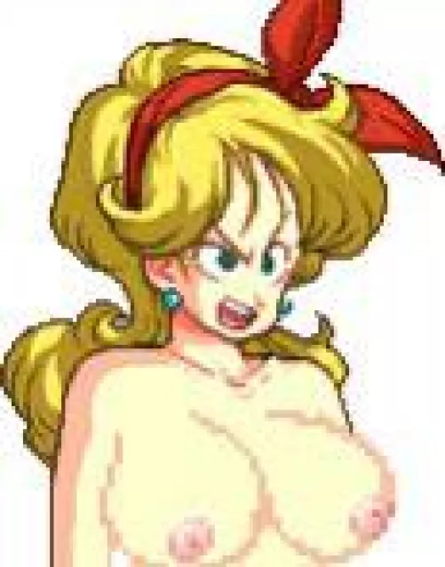 This sprite of launch, from dragonball advance adventures I edited, sorry for the bad quality I sent it to my phone before posting this