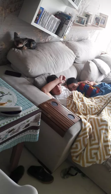 This sweet sweet memory from 3 years ago, my husband and our eldest son by fmultimedia