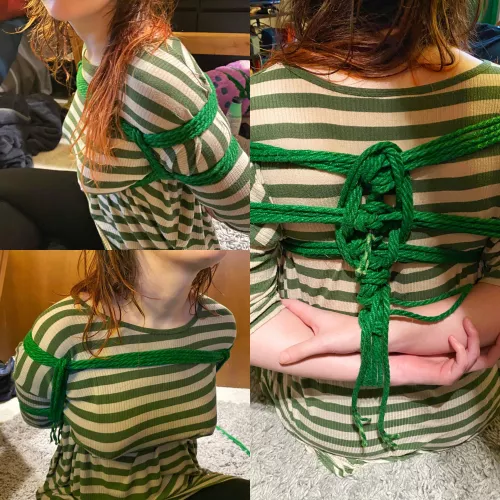 This tie really shows off my uh bralessness. by PocketPriestess