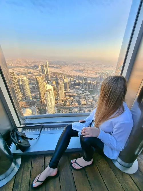 This view was so beautiful 😍would you worship my feet way up in the sky ? 🤭 by UniqueFeetures