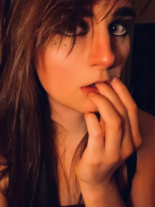 This was my first try at white eyeliner! by AvaShade