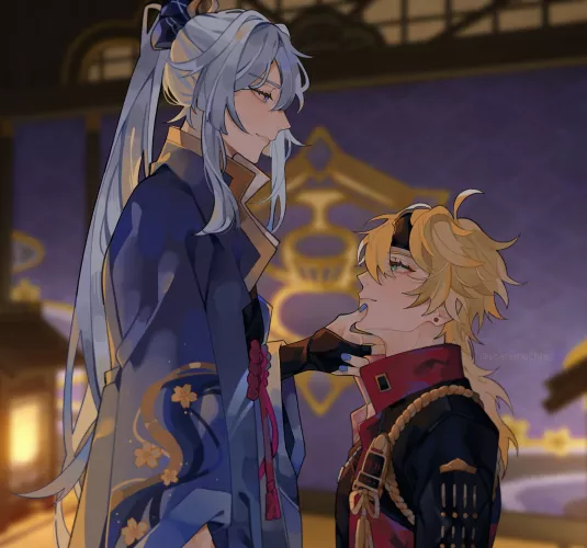 Thoma, you beautiful boy (Genshin Impact) by AlbertMendez442