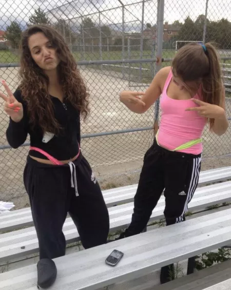 Thongs hanging out by localpantiegod