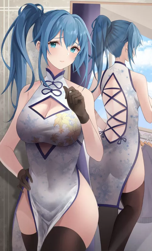 Those thighs and black stockings by Ohyeaharanea