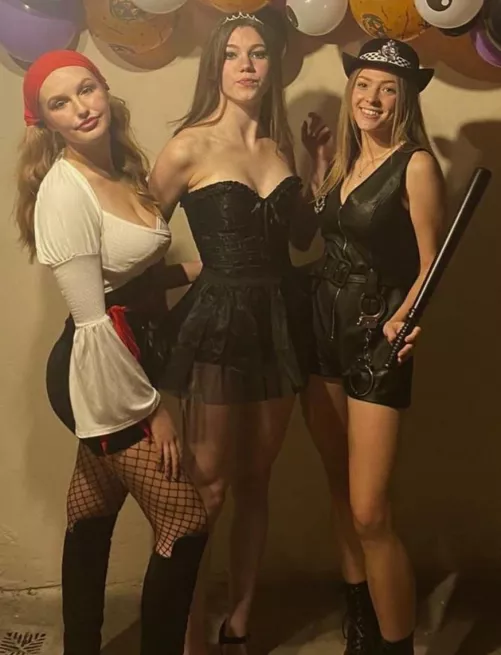 Three halloween hoes by SirFucks-alot