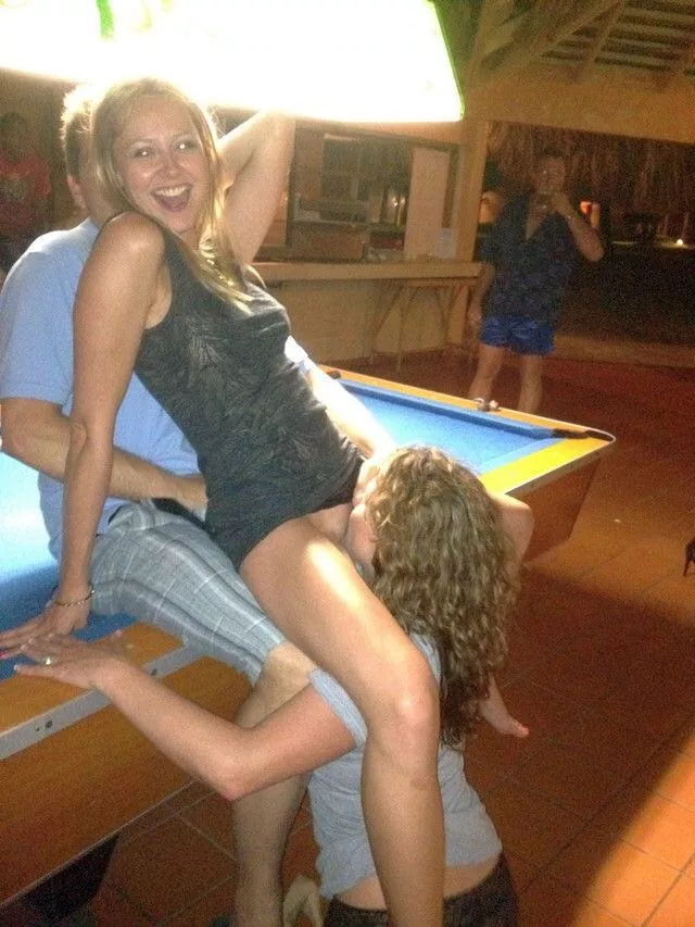 Threesome on a billiards table posted by [deleted]