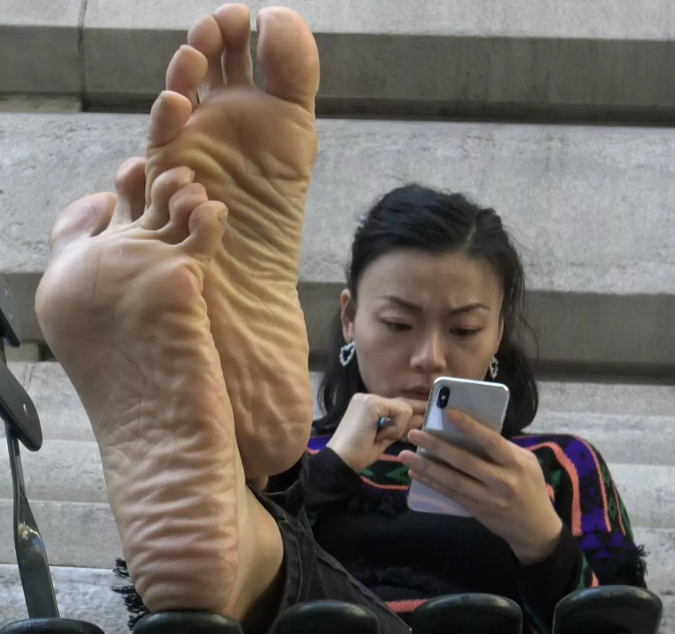 TICKLED lush Chinese soles posted by realbaresoles2