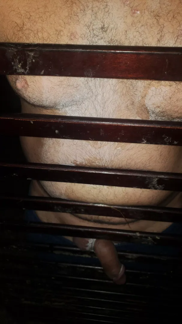 Tie me face down on this rail and fuck my filthy tight Daddy pussy posted by w84daddy